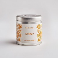 Scented Tin Candle – St. Eval, Folk – Amber 